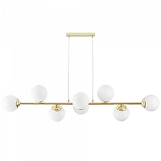 Люстра LUMINA DECO Fino TP 2002-8 GD цвет плафона/подвески Белый, цвет арматуры Золото-1