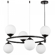 Люстра Lampit Fino TP 2003-6-RD BK цвет плафона/подвески Белый, цвет арматуры Черный-3