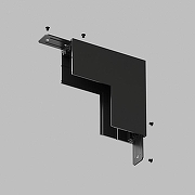 Соединитель угловой L-образный для треков встраиваемых Denkirs Smart TR2108-BK цвет арматуры Черный-2