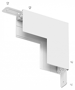 Соединитель угловой L-образный для треков встраиваемых Denkirs Smart TR2108-WH цвет арматуры Белый