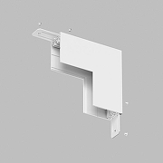Соединитель угловой L-образный для треков встраиваемых Denkirs Smart TR2108-WH цвет арматуры Белый-2
