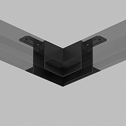 Соединитель угловой L-образный для треков встраиваемых Denkirs Smart TR2112-BK цвет арматуры Черный-1