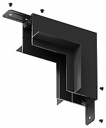 Соединитель угловой L-образный для треков встраиваемых Denkirs Smart TR2118-BK цвет арматуры Черный