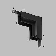 Соединитель угловой L-образный для треков встраиваемых Denkirs Smart TR2118-BK цвет арматуры Черный-2