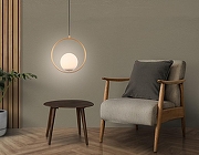 Подвесной светильник Ambrella Light TR TR2594 цвет плафона/подвески Белый, цвет арматуры Золото-7