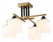 Люстра на штанге Ambrella Light TR TR303042 цвет плафона/подвески Белый, цвет арматуры Медь