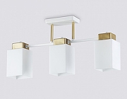 Люстра на штанге Ambrella Light TR TR303045 цвет плафона/подвески Белый, цвет арматуры Белый, Золото-2