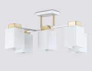 Люстра на штанге Ambrella Light TR TR303047 цвет плафона/подвески Белый, цвет арматуры Белый, Золото-2