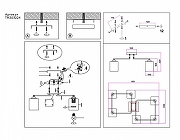 Накладной светильник Ambrella Light TR TR303224 цвет плафона/подвески Прозрачный, цвет арматуры Черный-4