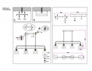 Подвесной светильник Ambrella Light TR TR303244 цвет плафона/подвески Белый, Серый, цвет арматуры Белый-6