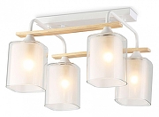 Люстра Ambrella Light TR TR3033246 цвет плафона/подвески Белый, цвет арматуры Белый, Коричневый
