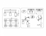 Люстра Ambrella Light TR TR3033247 цвет плафона/подвески Белый, цвет арматуры Белый, Коричневый-6