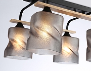 Люстра Ambrella Light TR TR3033249 цвет плафона/подвески Светло-серый, цвет арматуры Коричневый, Черный-3