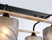 Люстра Ambrella Light TR TR3033249 цвет плафона/подвески Светло-серый, цвет арматуры Коричневый, Черный-4