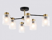 Люстра на штанге Ambrella Light TR TR303325 цвет плафона/подвески Белый, цвет арматуры Золото, Черный-4