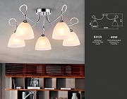 Люстра Ambrella Light TR TR3042 цвет плафона/подвески Белый, цвет арматуры Хром-1