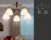 Люстра Ambrella Light TR TR3046 цвет плафона/подвески Белый, цвет арматуры Бронза-6