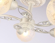 Люстра на штанге Ambrella Light TR TR3062 цвет плафона/подвески Белый, Прозрачный, цвет арматуры Белый, Серебро-5