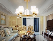 Люстра на штанге Ambrella Light TR TR3154 цвет плафона/подвески Белый, Прозрачный, цвет арматуры Золото-3