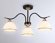 Люстра на штанге Ambrella Light TR TR3161 цвет плафона/подвески Белый, цвет арматуры Золото, Черный-1