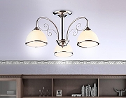 Люстра на штанге Ambrella Light TR TR3181 цвет плафона/подвески Белый, цвет арматуры Хром-6