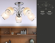 Люстра на штанге Ambrella Light TR TR3188 цвет плафона/подвески Белый, цвет арматуры Хром-2