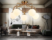 Люстра Ambrella Light TR TR3212 цвет плафона/подвески Белый, цвет арматуры Золото-7