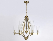 Люстра Ambrella Light TR TR3233 цвет плафона/подвески Прозрачный, цвет арматуры Латунь-4