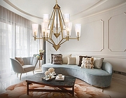 Люстра Ambrella Light TR TR3233 цвет плафона/подвески Прозрачный, цвет арматуры Латунь-7