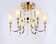 Люстра Ambrella Light TR TR3244 цвет плафона/подвески Белый, Прозрачный, цвет арматуры Золото-3