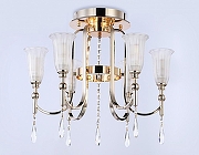 Люстра Ambrella Light TR TR3244 цвет плафона/подвески Белый, Прозрачный, цвет арматуры Золото-4