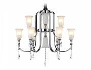 Люстра Ambrella Light TR TR3249 цвет плафона/подвески Белый, Прозрачный, цвет арматуры Хром-1