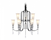 Люстра Ambrella Light TR TR3249 цвет плафона/подвески Белый, Прозрачный, цвет арматуры Хром-3