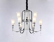 Люстра Ambrella Light TR TR3249 цвет плафона/подвески Белый, Прозрачный, цвет арматуры Хром-4