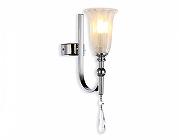 Бра Ambrella Light TR TR3253 цвет плафона/подвески Белый, Прозрачный, цвет арматуры Хром-1