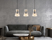 Подвесной светильник Ambrella Light TR TR3404 цвет плафона/подвески Оранжевый, цвет арматуры Золото, Черный-4