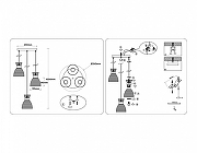Подвесной светильник Ambrella Light TR TR3408 цвет плафона/подвески Дымчатый, цвет арматуры Золото, Черный-5