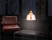 Подвесной светильник Ambrella Light TR TR3526 цвет плафона/подвески Янтарный, цвет арматуры Черный-3