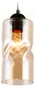Подвесной светильник Ambrella Light TR TR3555 цвет плафона/подвески Янтарный, цвет арматуры Черный