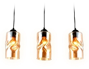 Подвесной светильник Ambrella Light TR TR3556 цвет плафона/подвески Янтарный, цвет арматуры Черный-2