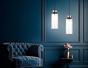 Подвесной светильник Ambrella Light TR TR3570 цвет плафона/подвески Прозрачный, цвет арматуры Хром-3