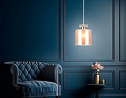 Подвесной светильник Ambrella Light TR TR3578 цвет плафона/подвески Оранжевый, цвет арматуры Золото-3