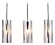 Подвесной светильник Ambrella Light TR TR3590 цвет плафона/подвески Светло-серый, цвет арматуры Хром-1