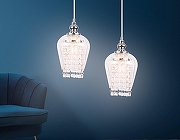 Подвесной светильник Ambrella Light TR TR3608 цвет плафона/подвески Прозрачный, цвет арматуры Хром-3