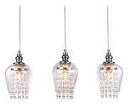 Подвесной светильник Ambrella Light TR TR3612 цвет плафона/подвески Прозрачный, цвет арматуры Хром-2