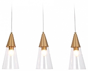 Подвесной светильник Ambrella Light TR TR3669 цвет плафона/подвески Прозрачный, цвет арматуры Латунь