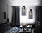 Подвесной светильник Ambrella Light TR TR3695 цвет плафона/подвески Светло-серый, цвет арматуры Черный-4