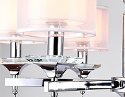 Люстра Ambrella Light TR TR4533 цвет плафона/подвески Белый, цвет арматуры Хром-5
