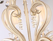 Люстра Ambrella Light TR TR4561 цвет плафона/подвески Белый, Прозрачный, цвет арматуры Бежевый, Золото-3