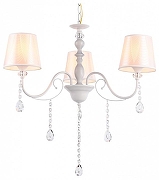 Люстра Ambrella Light TR TR4601 цвет плафона/подвески Белый, Прозрачный, цвет арматуры Белый